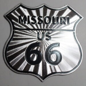 Route 66 Shield Highway Sign Shiny Magnet - Missouri